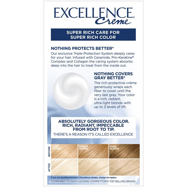 L'Oreal Paris Excellence Triple Protection Permanent Hair Color - 6.3 fl oz