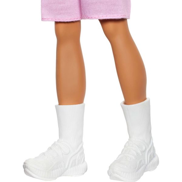 Barbie Fashionistas Ken Doll #241 in Red Striped Top and Pink Shorts with White Sneakers, Blonde