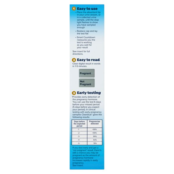 Clearblue Digital Pregnancy Test - (3 Tests)