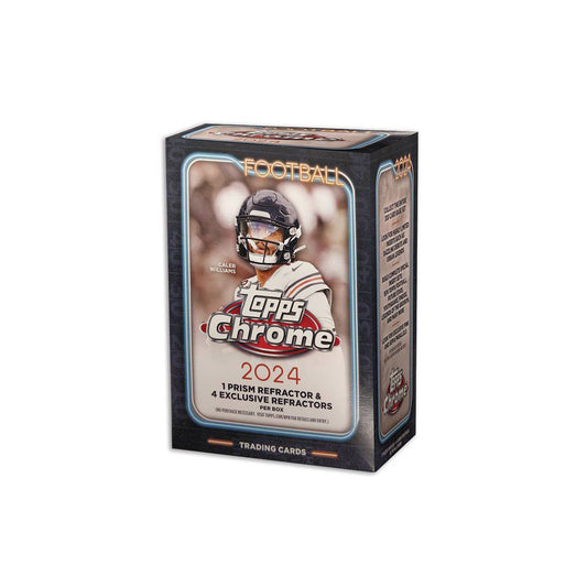 2024 Topps Chrome Football Trading Card Value Box