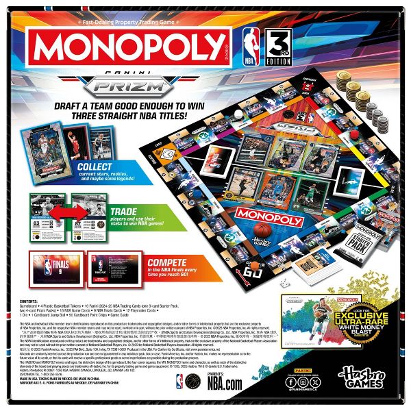 Monopoly NBA Board Game