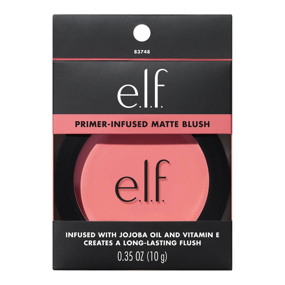 e.l.f. Primer-Infused Matte Blush - 0.35oz, Always Crushing