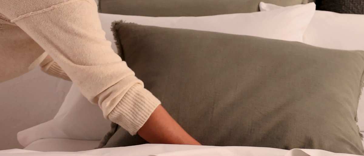 Heavyweight Linen Blend Comforter & Sham Set - Color Natural - SizeKing/California King - Casaluna™