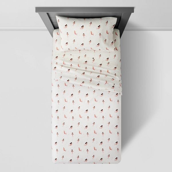Mermaid Cotton Kids' Sheet Set - Pillowfort™ Size Twin