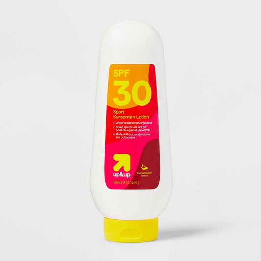 Sport Sunscreen Lotion - SPF 30 - up&up™