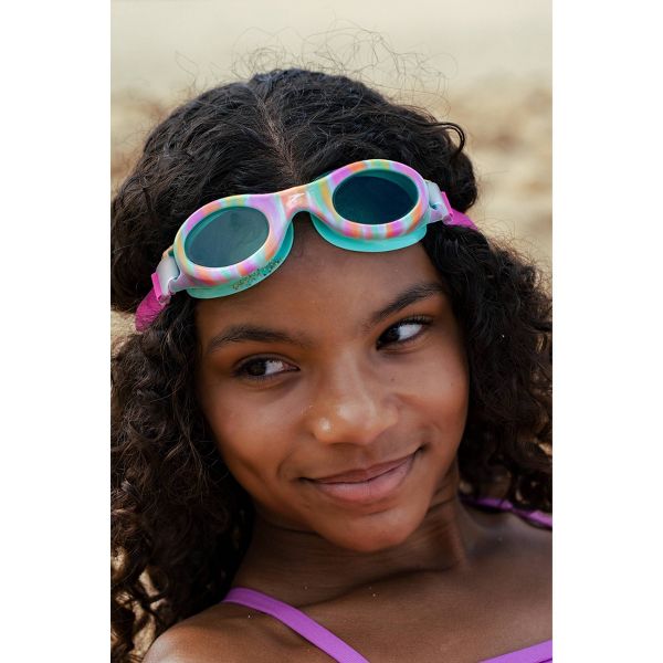 Speedo Junior Glide Print Swim Goggles - Color Arctic Glass