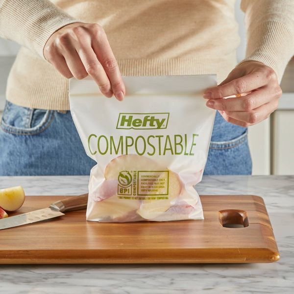 Hefty Compostable Sandwich Bags - 50ct