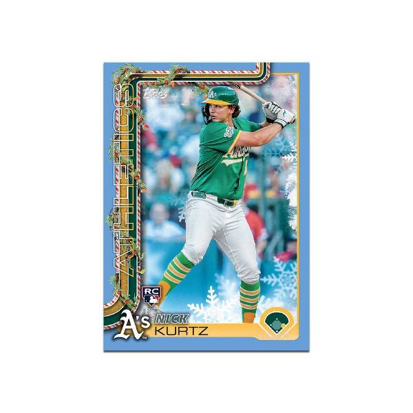 2025 Topps MLB Holiday Baseball Trading Card Tin