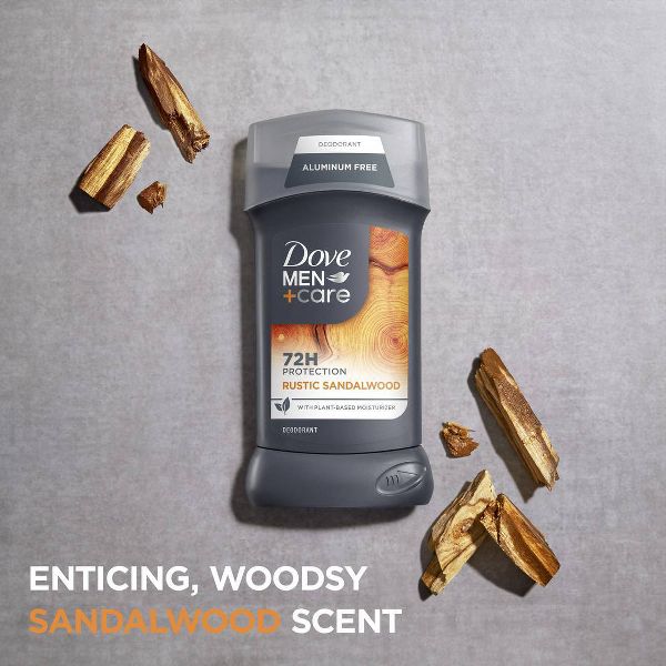 Dove Men+Care 72hr Deodorant Stick - Rustic Sandalwood - Aluminum-Free - 3oz