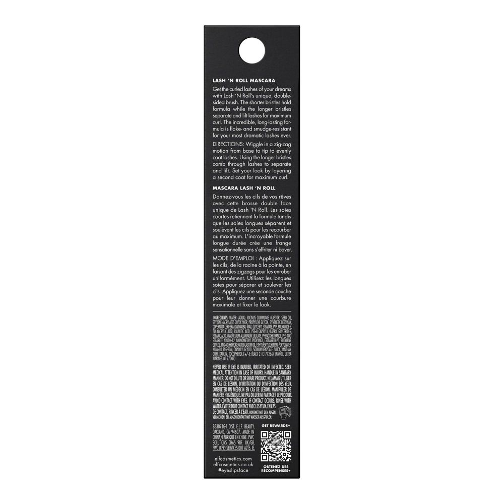 e.l.f. Lash 'N Roll® Curling & Lifting Mascara - 0.32oz