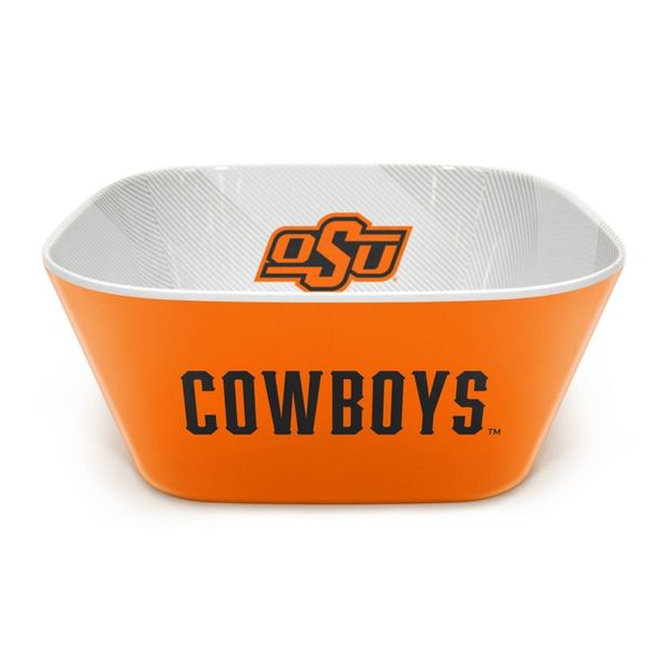 NCAA Oklahoma State Cowboys Serving Bowl: Melamine Rounded Square, 15 Volume