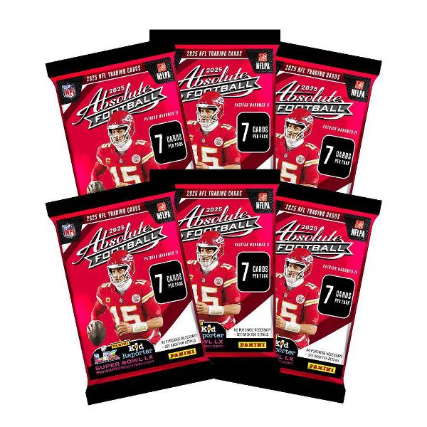 2025 Panini NFL Absolute Football Trading Card Mega Box