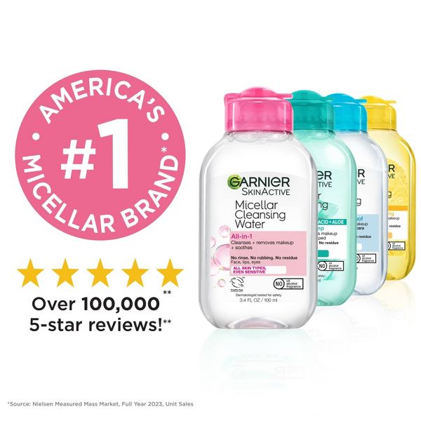 Garnier Micellar Water Hydrating Facial Cleanser & Makeup Remover - 3.4 oz - Basic Cleansing