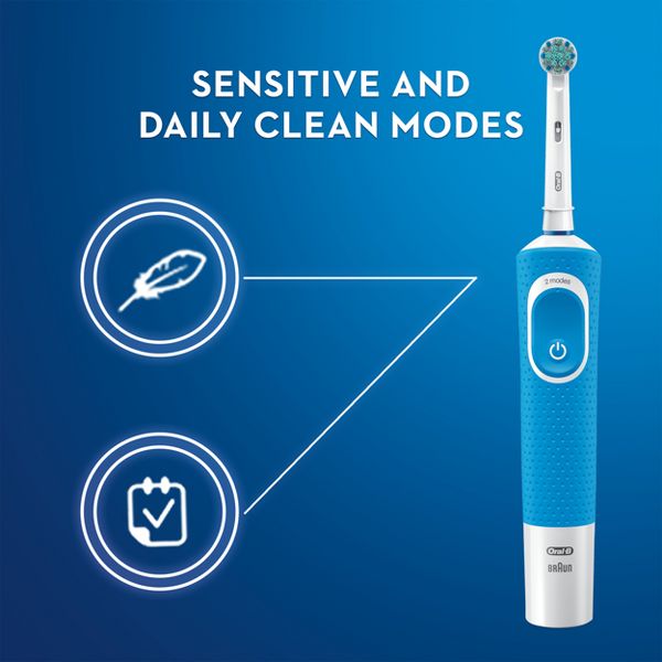 Oral-B Kids Electric Toothbrush with Sensitive Brush Head and Timer, for Kids 3+