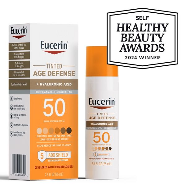 Eucerin Age Defense Face Sunscreen Tinted Lotion - SPF 50 - 2.5 fl oz