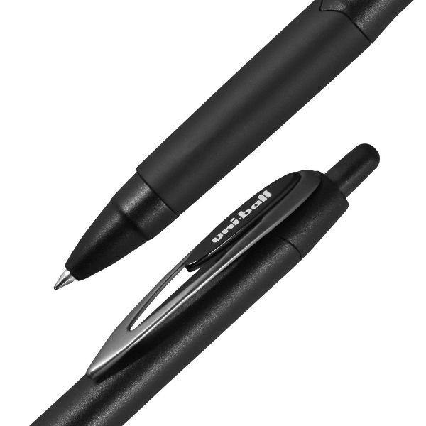 uniball 3pk 207 Plus+ Gel Pen 0.7mm Medium Point Black Ink: Signo 207 Gel Pens, Stationery, Office Supplies