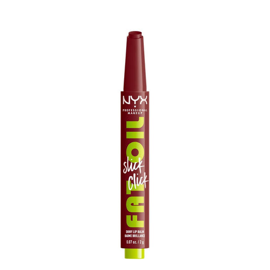 NYX Professional Makeup Fat Oil Slick Click Tinted Lip Balm - 0.07oz - Color: In A Mood