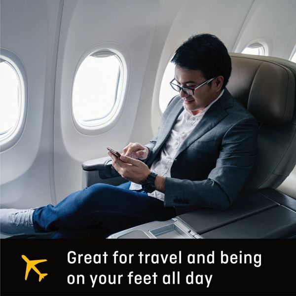 FUTURO Men's Business Casual Socks - Black - Size: L 10.5-12