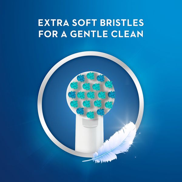 Oral-B Kids Electric Toothbrush with Sensitive Brush Head and Timer, for Kids 3+