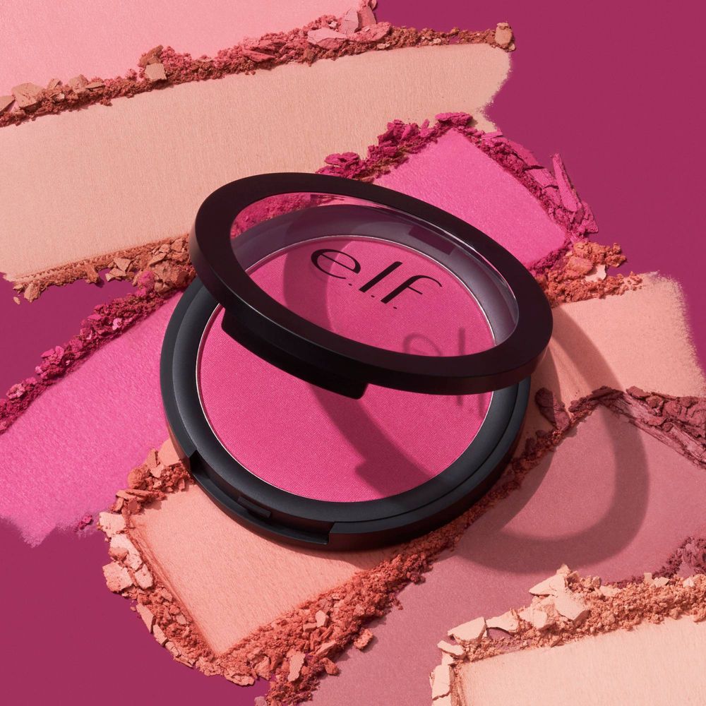 e.l.f. Primer-Infused Matte Blush - 0.35oz, Always Crushing