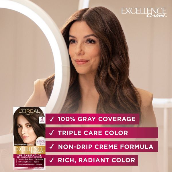 L'Oreal Paris Excellence Triple Protection Permanent Hair Color - 6.3 fl oz