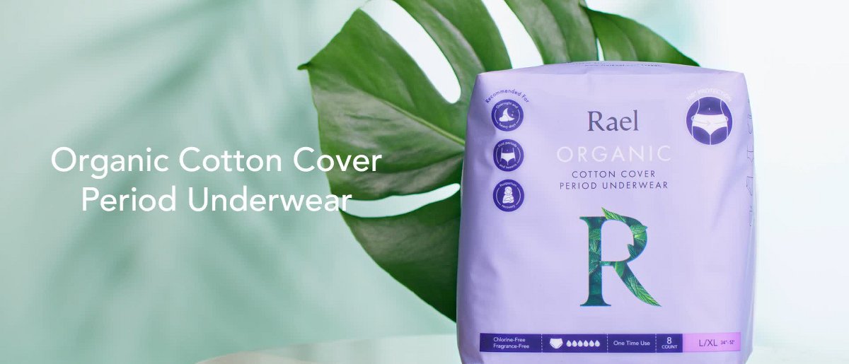 Rael Organic Disposable Period Underwear - S/M - 5ct