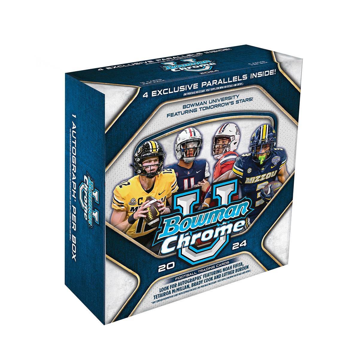 2024 NFL Bowman Chrome University Football Mega Box