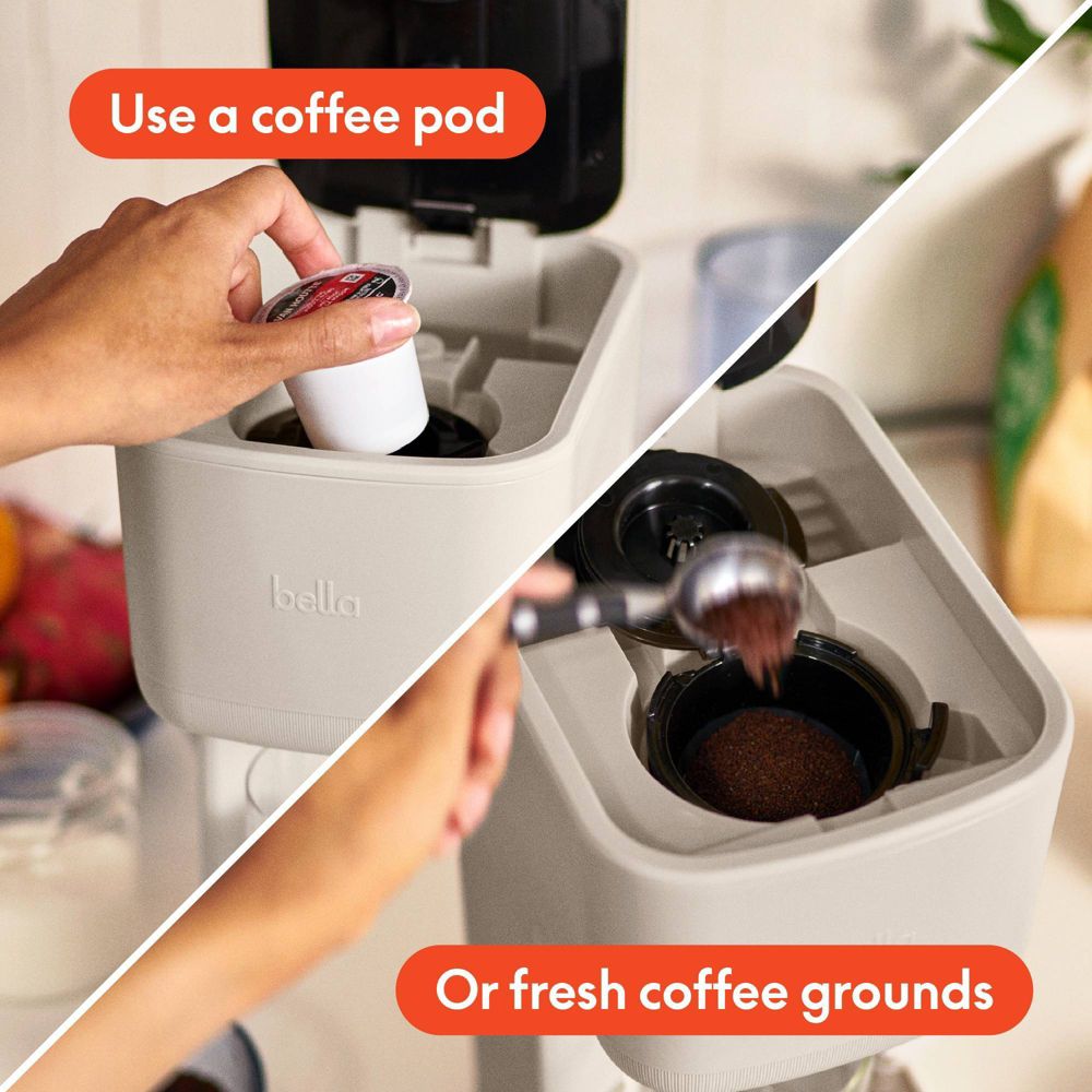 bella Single-Serve Coffee Maker, Oatmeal