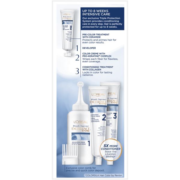 L'Oreal Paris Excellence Triple Protection Permanent Hair Color - 6.3 fl oz