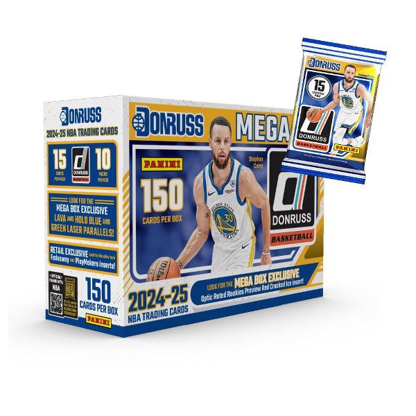 2024-25 Panini Donruss NBA Basketball Trading Card Mega Box