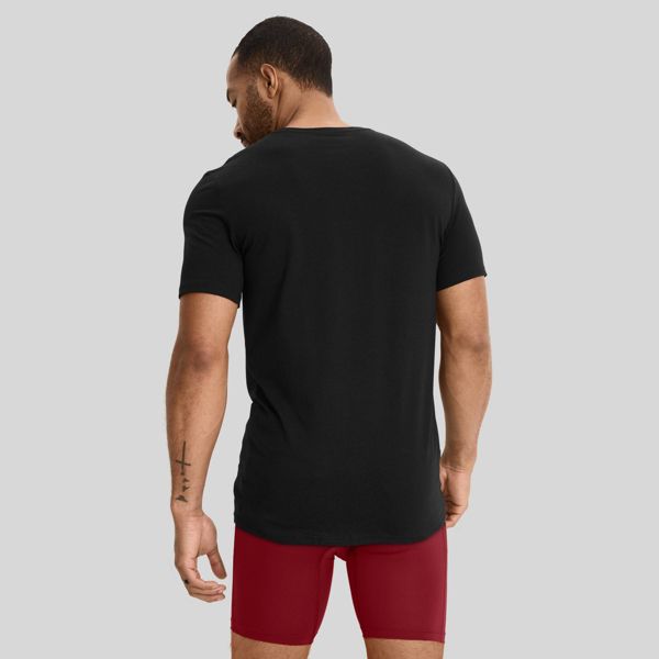 Jockey Generation™ Men's Cotton Stretch Crewneck 3pk Undershirt - Black - M (38-40)