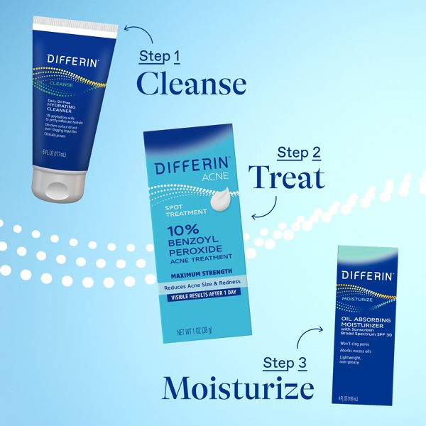 Differin 10% Benzoyl Peroxide Acne Spot Treatment