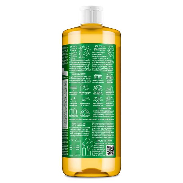 Dr. Bronner's Magic Pure Castile Liquid Soap Bodywash - Almond - 32 fl oz