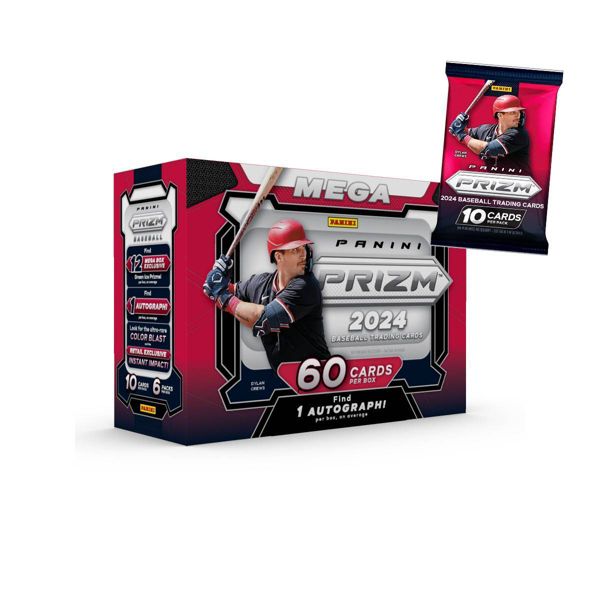 2024 Panini Prizm Baseball Trading Card Mega Box