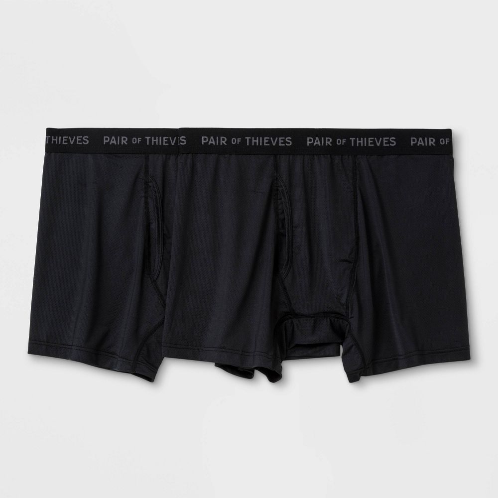 Pair of Thieves Men's Super Fit Boxer Briefs 2pk, Medium
