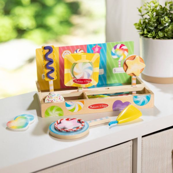 Melissa & Doug Wooden Lollipop Play Set for Preschool Girls and Boys