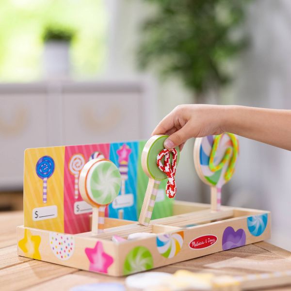 Melissa & Doug Wooden Lollipop Play Set for Preschool Girls and Boys