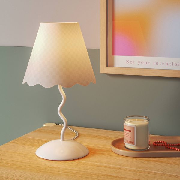 Wave Squiggle Novelty Table Lamp - White -  Room Essentials™