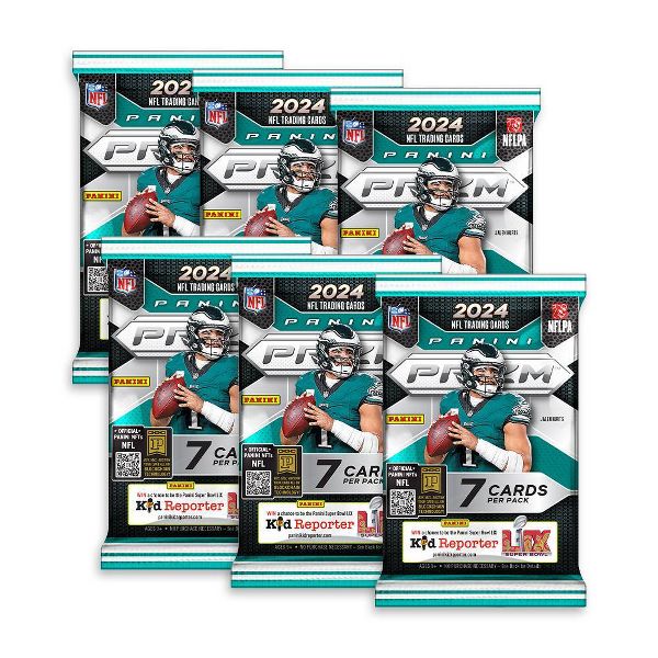 2024 Panini NFL Prizm Football Trading Card Mega Box