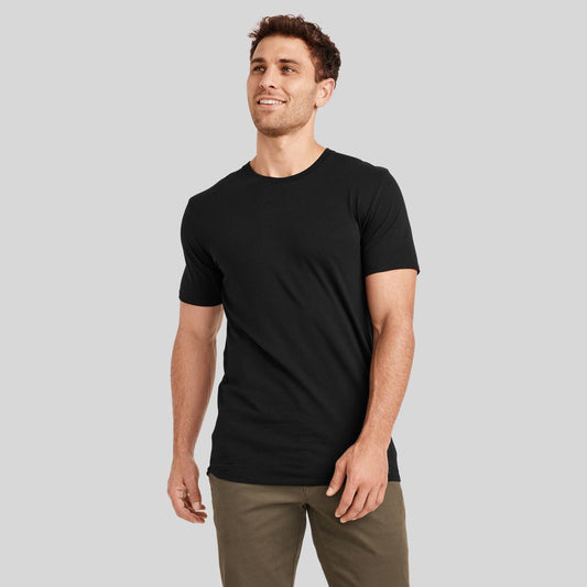 Jockey Generation™ Men's Cotton Stretch Crewneck 3pk Undershirt - Black - M (38-40)