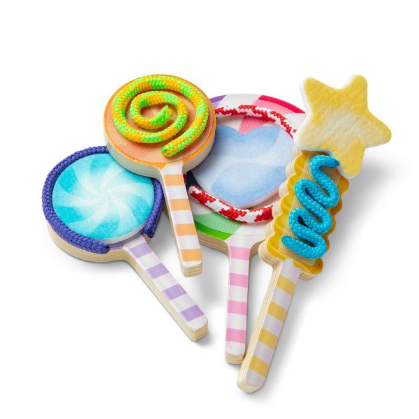 Melissa & Doug Wooden Lollipop Play Set for Preschool Girls and Boys