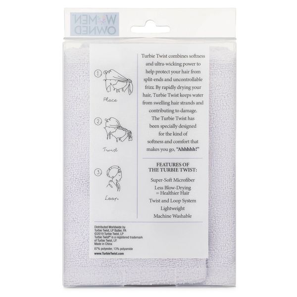 Turbie Twist Microfiber Hair Towel - Purple