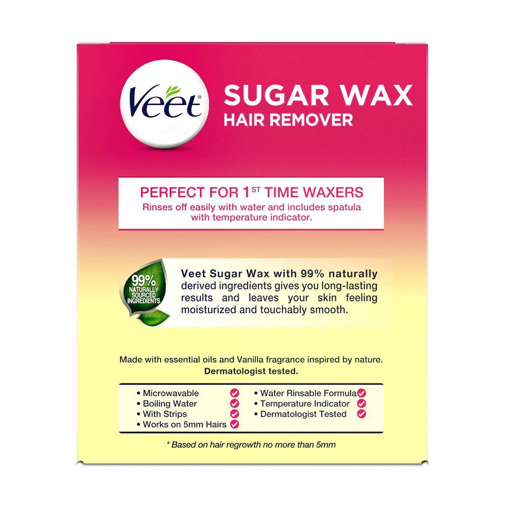 Veet Natural Sugar Waxing Hair Remover