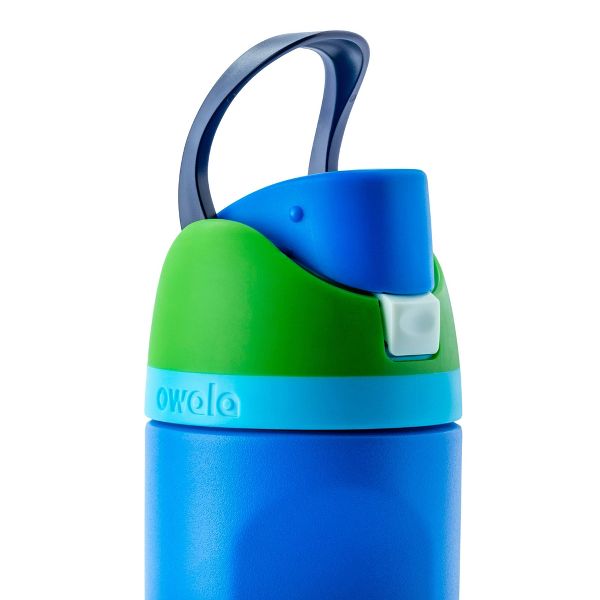 Owala 16oz Kids' FreeSip Stainless Steel Water Bottle - Blue Machine