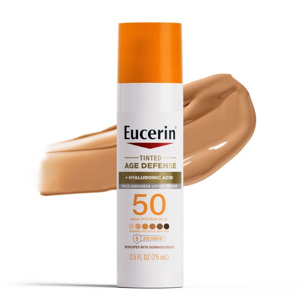 Eucerin Age Defense Face Sunscreen Tinted Lotion - SPF 50 - 2.5 fl oz