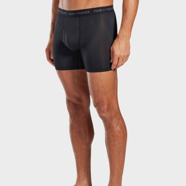 Pair of Thieves Men's 2pk Super Fit Boxer Briefs - Large - Coral Pink