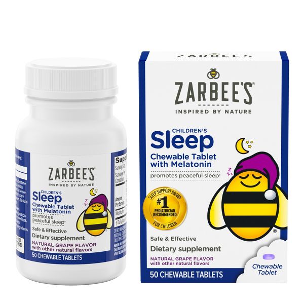 Zarbee's Kid's Sleep with Melatonin Chewables - Natural Grape - 50ct