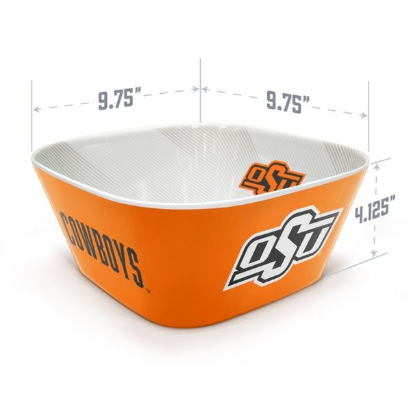 NCAA Oklahoma State Cowboys Serving Bowl: Melamine Rounded Square, 15 Volume