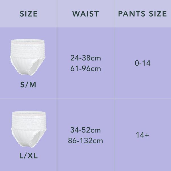 Rael Organic Disposable Period Underwear - S/M - 5ct
