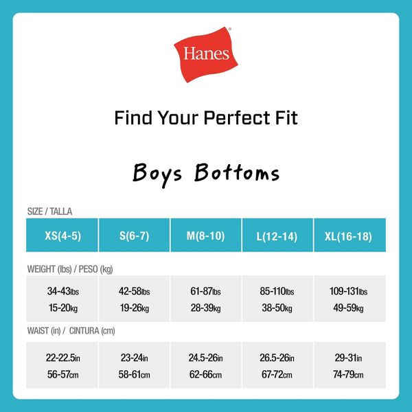 Hanes Boys' 10pk Boxer Briefs - Colors May Vary - Size: XL (16-18)